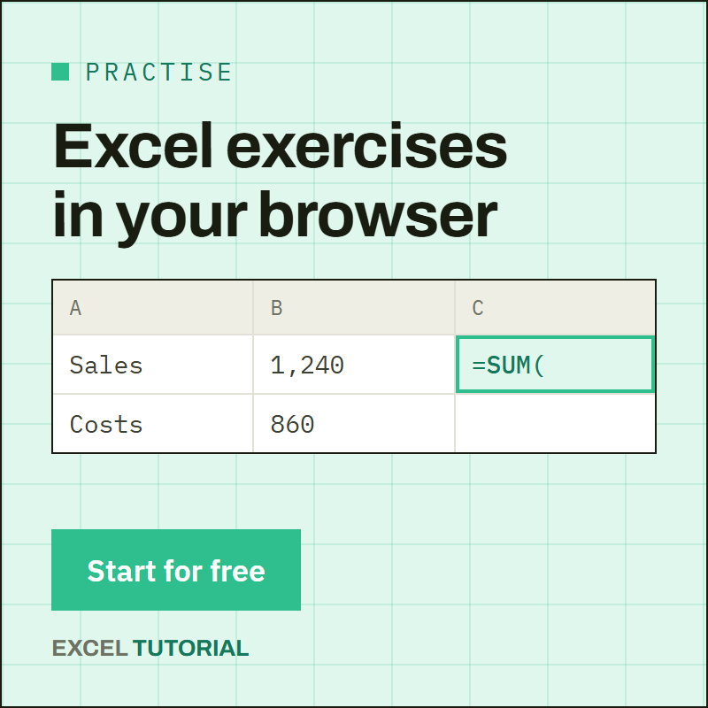 Excel Exercises
