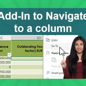Add In navigate to a column