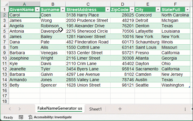 Hide column in Excel Hide column in Excel