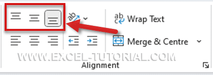 Excel vertical alignment options Excel vertical alignment options