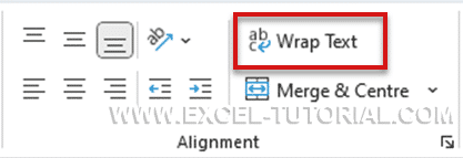 Wrap Text Menu Wrap Text Menu