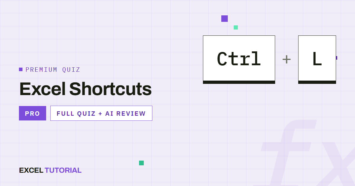 quiz shortcuts quiz shortcuts