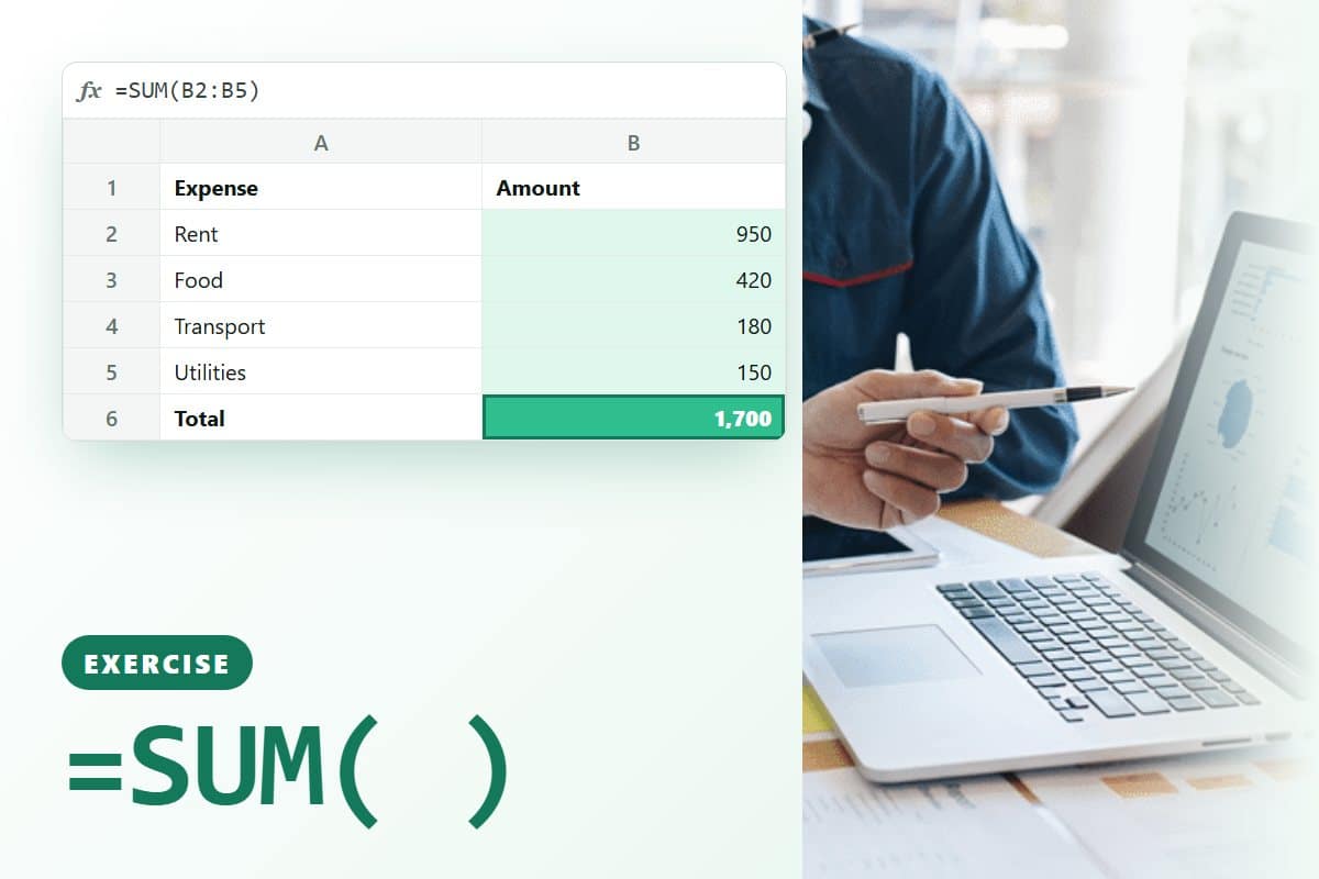 cover beginner excel exercise mastering basic calculations
