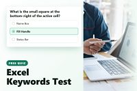 cover test excel keywords