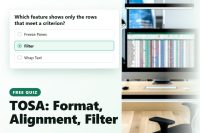 cover tosa excel format alignment filter