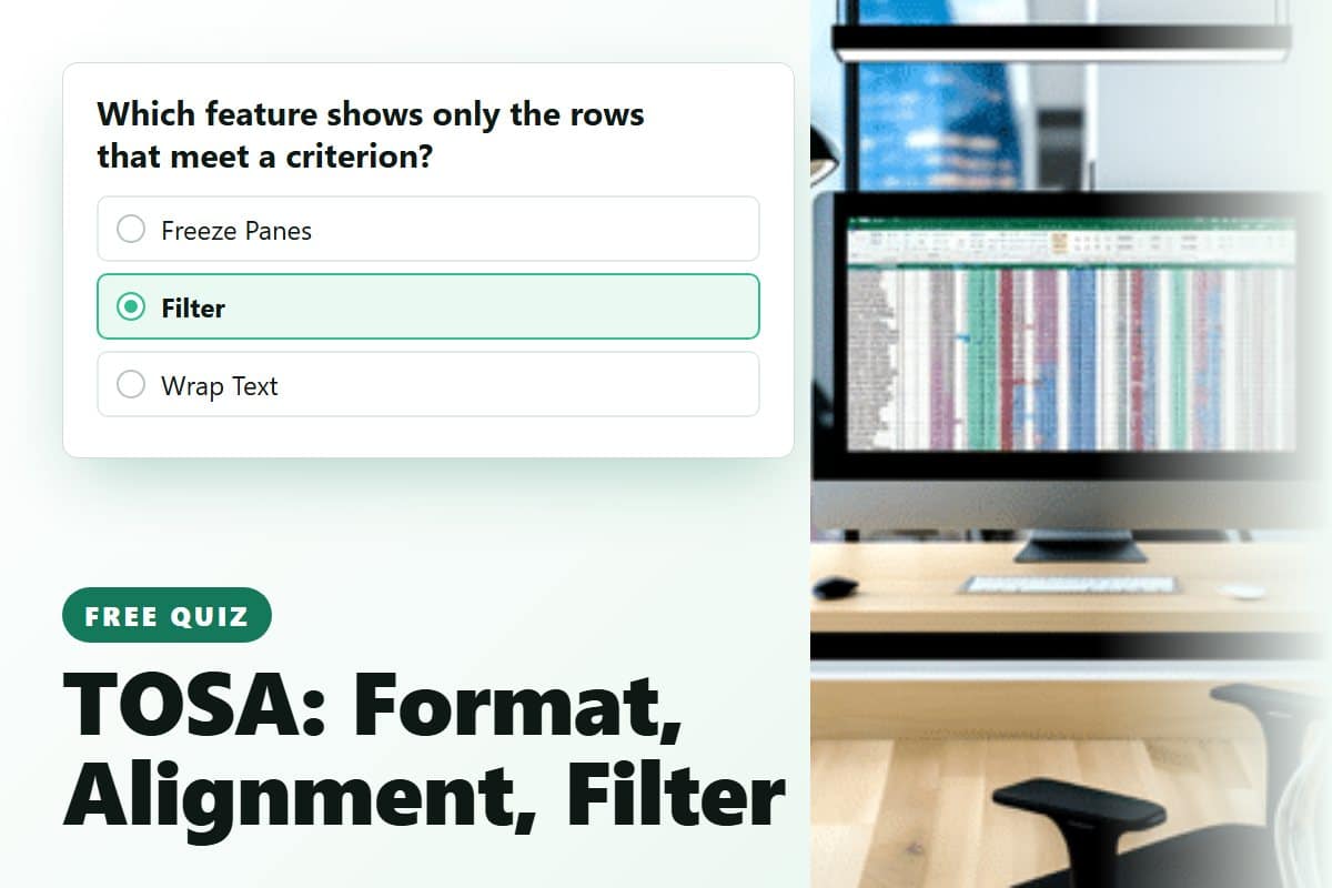cover tosa excel format alignment filter